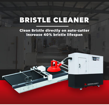 Schwarz-Weiß-Stahl Bristle-Cleaner-Anwendung auf dem Autoschneider, die Bristle-Lebensdauer um 40% erhöht