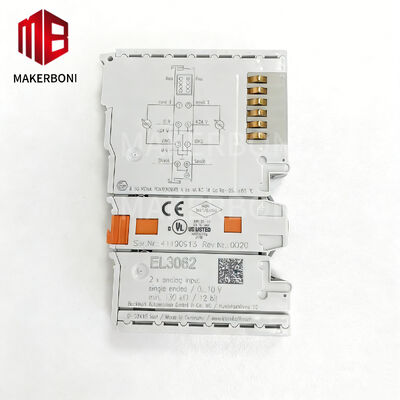 Beckhoff EL3062 2-Kanal-Analog-Eingangsterminal mit 0-10V-Bereich und 12-Bit-Auflösung
